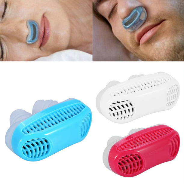 Dispositivo Dilatador Nasal Anti Ronquidos, Protector de Tapón de Ronquido  y Congestión Nasal para No Roncar, Clip de Ayuda Respiratoria para la Nariz  para Dormir Fácil (Azul) Ecomeon no