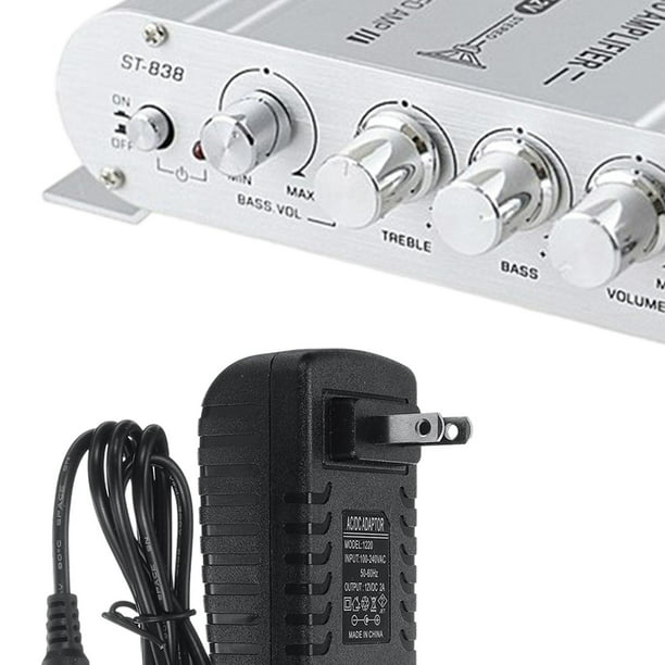 Amplificador de potencia para motocicleta y coche, Radio HIFI, Audio, USB,  SD, MP3, amplificador par Inevent DZ2809-02B