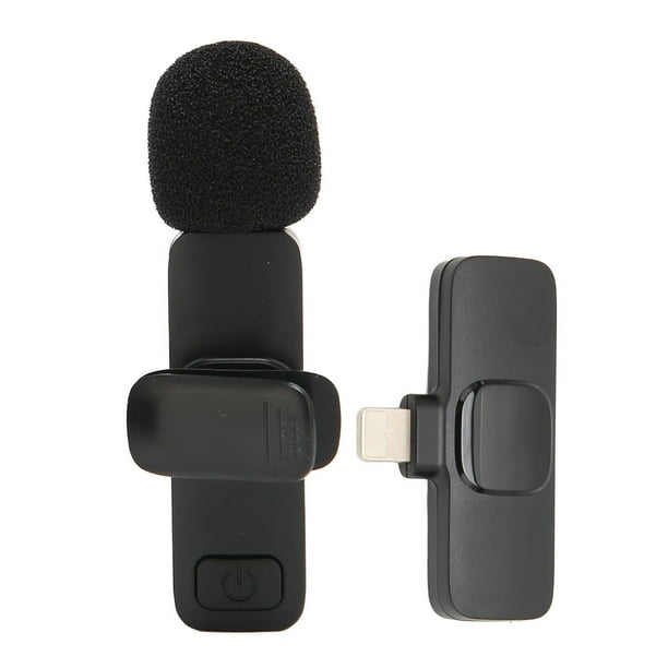 Micrófono de solapa Lavalier inalámbrico profesional Mini Clip-on  inalámbrico