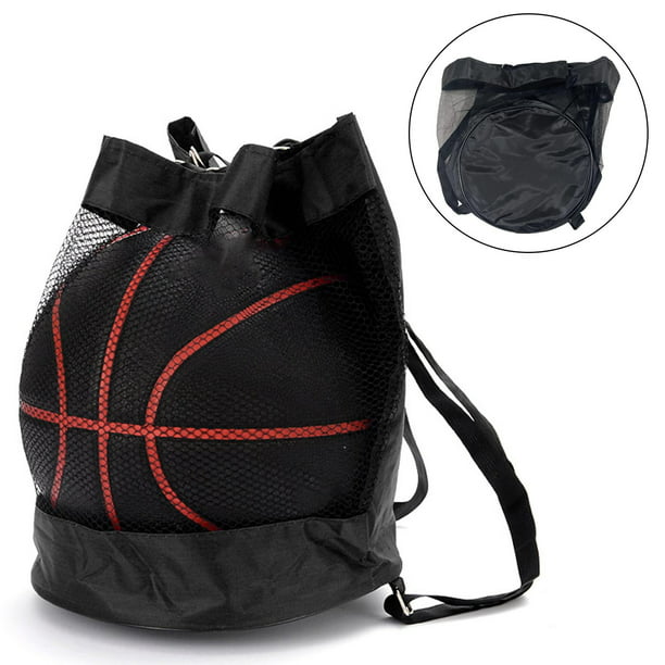 de transporte de baloncesto con cordón, tela Oxford de fútbol, voleibol  negro, para deportes, bolsa Soledad Bolsas de baloncesto