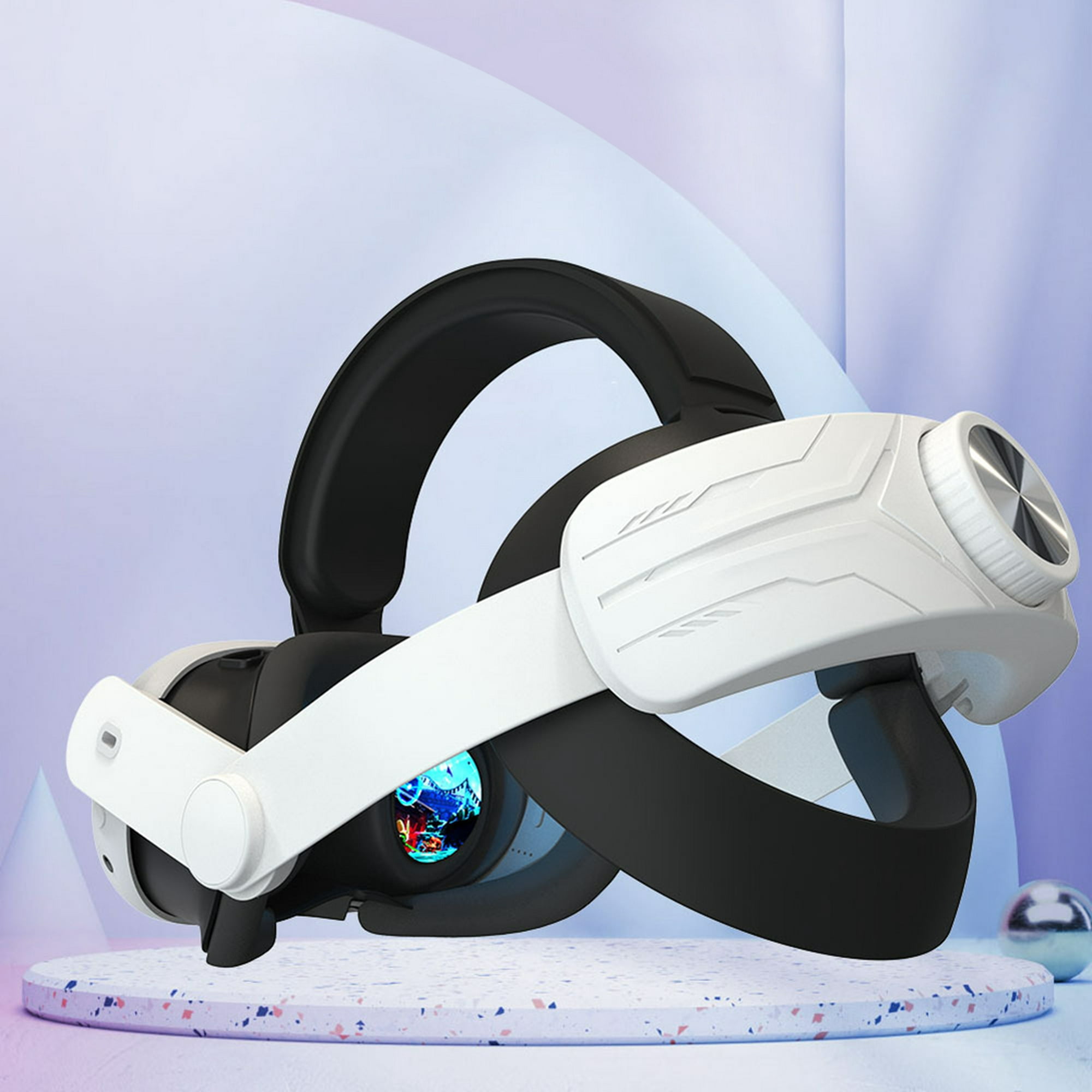 Correa de cabeza VR para Meta Quest 3 con bisagra Ajustable para Oculus Quest  3