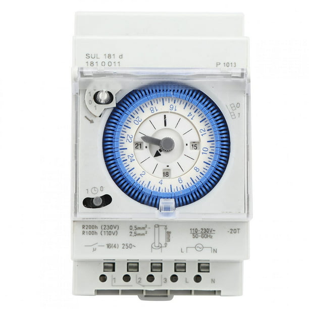 Interruptor temporizador digital control de tiempo elctrónico programable  automatico 230V 
