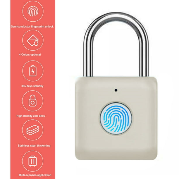 Kuymtek de seguridad de cerradura de puerta sin llave de huella digital inteligente portátil | Walmart en línea