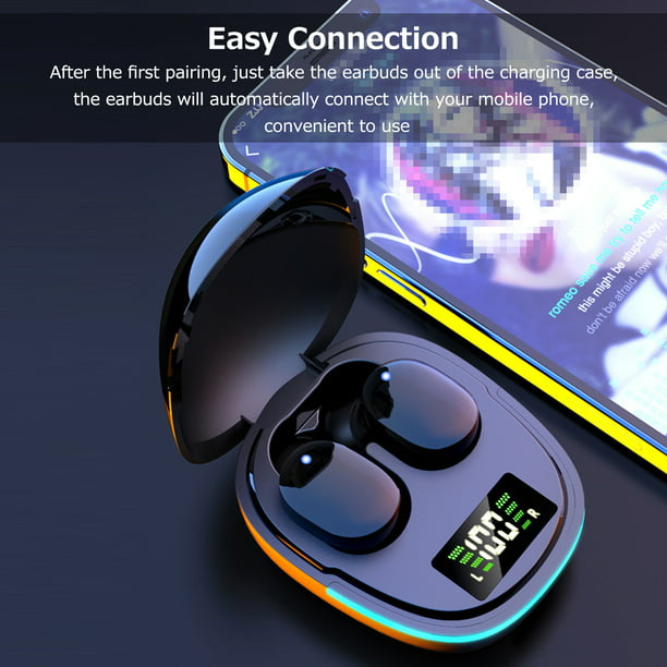 Audífonos Bluetooth Gaming RGB con Baja Latencia – Amarillo – ATP SHOP