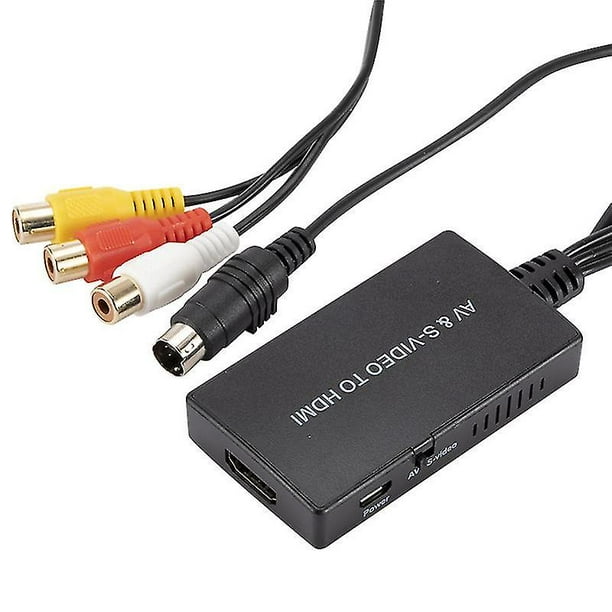 Adaptador de vídeo AV/RCA a HDMI Convertidor de AV a HDMI Convertidor de  audio Adaptador de AV a HDMI Convertidor HDMI – Los mejores productos en la  tienda online Joom Geek