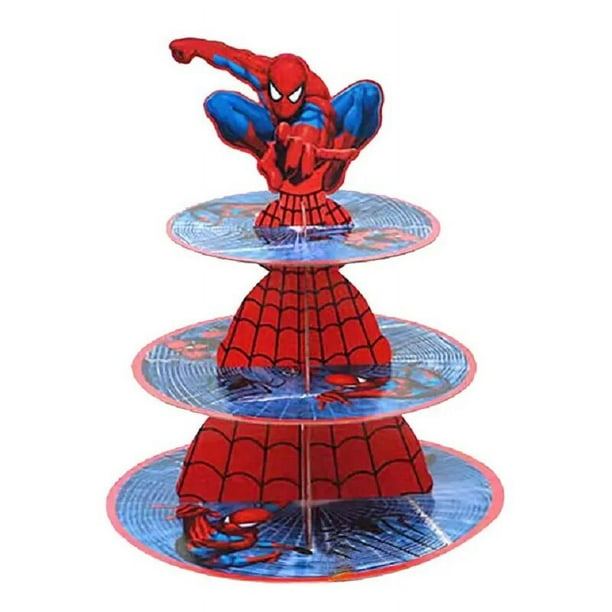 Vajilla Fiesta Cumpleaños Spiderman, 60PCS Decoracion Cumpleaños Spiderman,  Juego de Vajilla de Fiesta Spiderman Platos, Vasos, Manteles, Servilletas