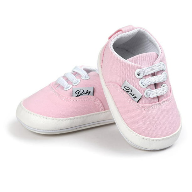 Zapatos de Lona para Bebés Prewalkers de Sue Zapatos de Bebé Casuales para  0- Rosa Amarillo - Rosado, L L Zulema Zapatos de lona para niños pequeños
