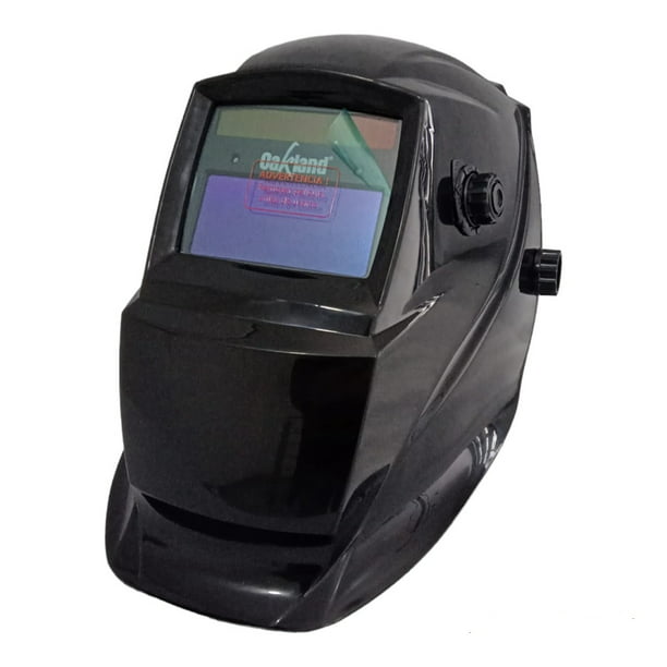 Careta Electrónica Automática para Soldar color Negro con Perillas  Ajustables Oakland B40