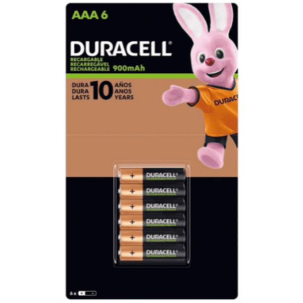 Duracell Pack 4 Pilas Recargables 900mAh AAA
