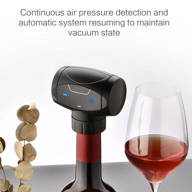 Vertedor aireador de vino, juego de abridor de vino eléctrico, 6 piezas,  abridor automático de botellas, juego de regalo de sacacorchos inalámbrico  de