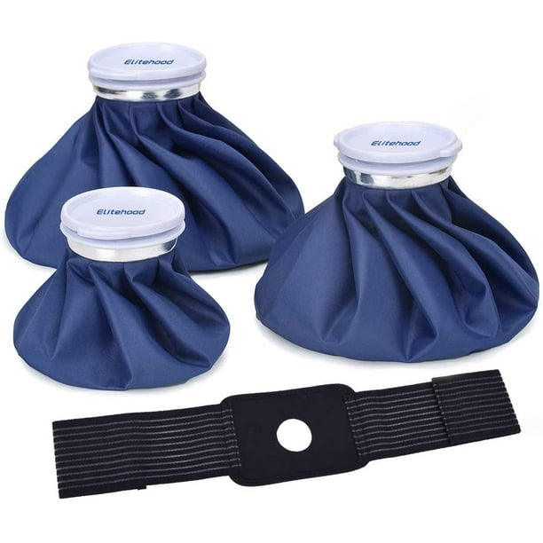 Paquetes de hielo reutilizables para lesiones (paquete de 2) – Paquete de  hielo de gel frío caliente para lesiones, alivio del dolor, rehabilitación  –