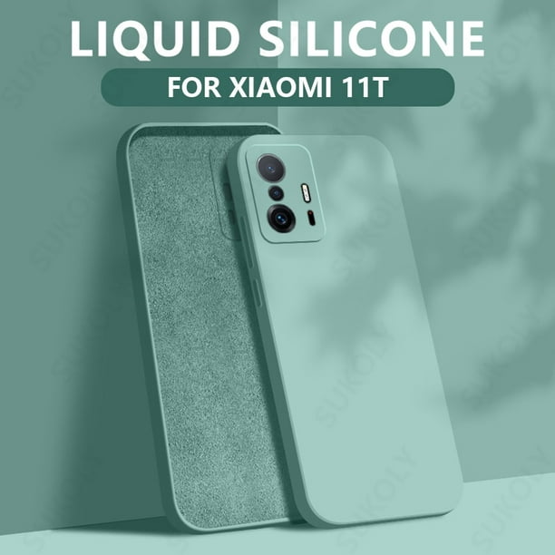 Compatible con Xiaomi Mi 11 Lite Funda de silicona a prueba de