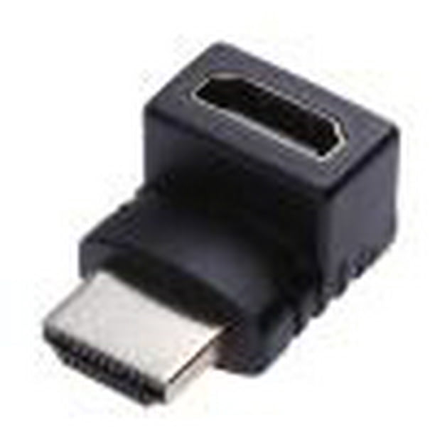 Redstar24 Conector HDMI en ángulo de 90 grados y adaptador en