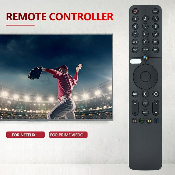 Control remoto universal para Xiaomi Mi TV 4S 4A Smart TV, control remoto  de repuesto para Xiaomi Mi 4S 4A Smart TV con Bluetooth y control de voz