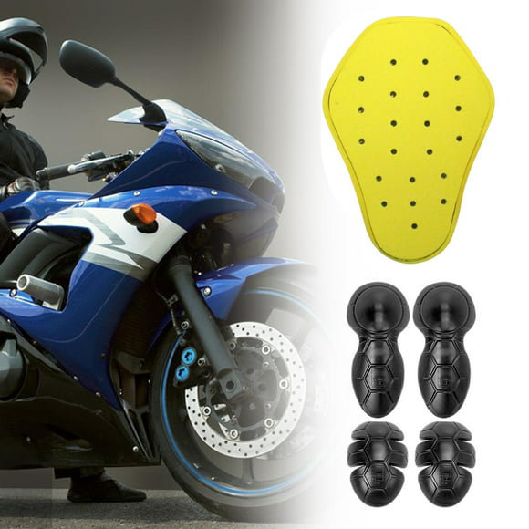 conjunto motocicleta de 5 piezas almohadilla para hombro  espalda de carreras protectores flexi macarena almohadillas protectoras