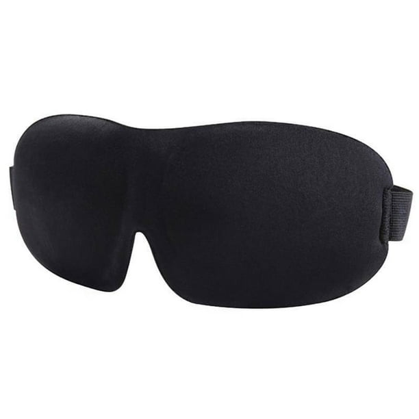 Máscara para dormir Eye Cap 3D Rest, cómoda para viajar, color negro