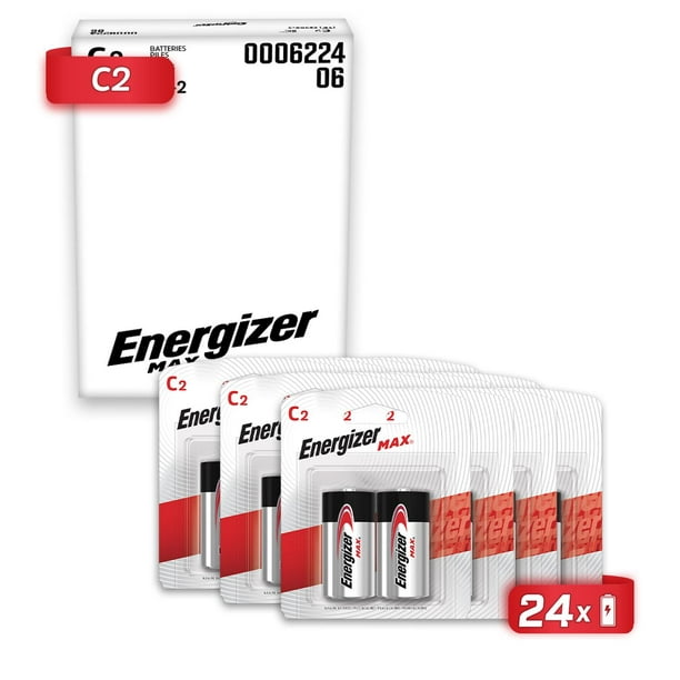  Pila alcalina C C4 de Energizer Max, Total: 12 baterías  (Paquete de 3 x 4 unidades) : Salud y Hogar