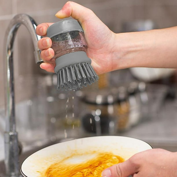 Cepillo para fregar platos eficiente para limpieza de cocina