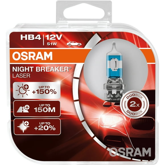 foco 9006 hb4 night breaker laser osram halogeno