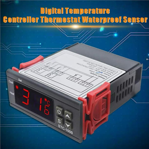 Termostato Digital Stc-1000 Doble Control Frio O Calor 12v