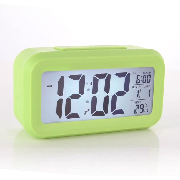 Reloj Despertador Digital, Gran Pantalla HD Luz Nocturna Inteligente Reloj  Despertador Reloj Despertador para Niños Adolescentes Fashion Boy LED  Sincero Hogar