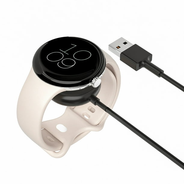 Cable de carga para cargador de reloj Google Pixel, cargador rápido USB-C  para Pixel Watch, cable de carga inalámbrico magnético para accesorios de