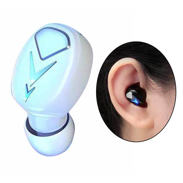Mini auriculares inalámbricos Bluetooth y micrófono. Auriculares