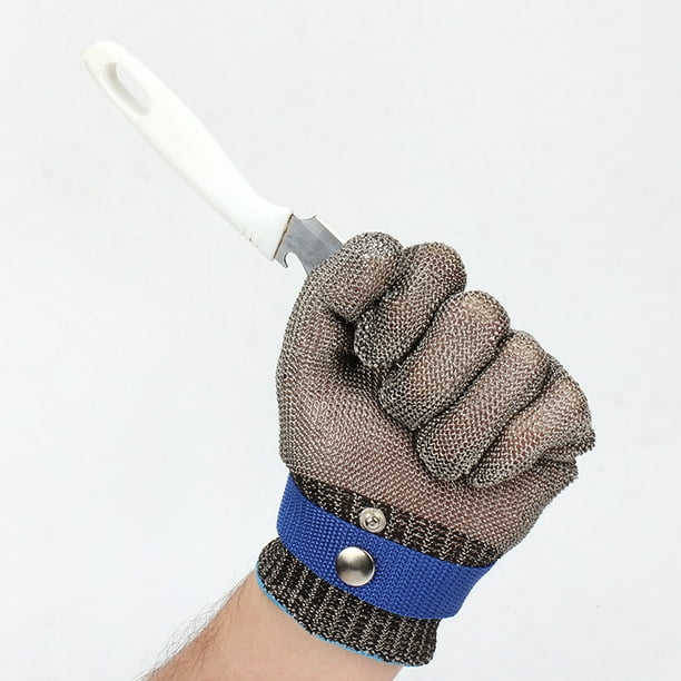 Guantes de protección de seguridad Guantes de malla de acero inoxidable para  cortar guantes de trabajo XianweiShao 1327533054287