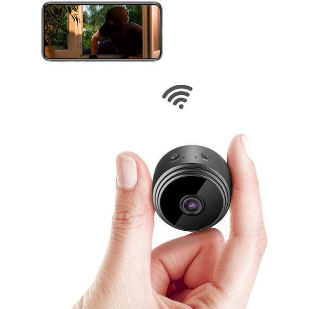 Mini cámara Cámara de red ultra compacta Cámara IP 1080P con detección de movimiento Cámaras de nocturna, Nanny Baby Pet Cam iPhone/teléfono Android/iPad Ormromra MZQ-0712 | Walmart en línea