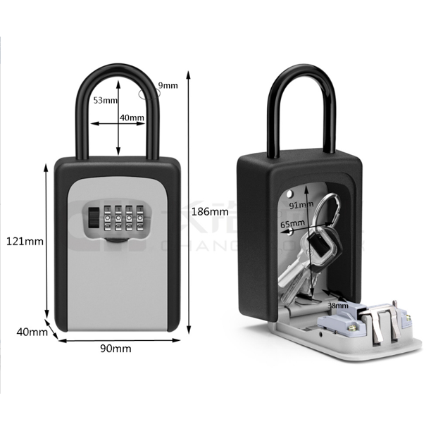 Caja fuerte con combinación impermeable