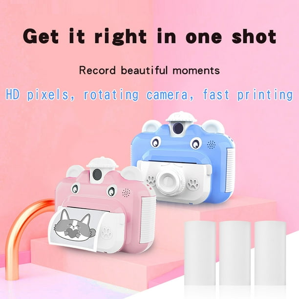 Cámara Instantánea Polaroid Para Niños Con 32 Gb De Memoria Color Rosa
