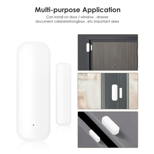 Fuers Tuya Smart Home WiFi Sensor de puerta Detectores de puerta