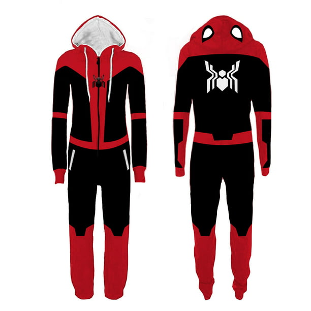 Spiderman Deadpool pijamas Cosplay disfraces mujeres Halloween Navidad Fiesta dibujos Deng Xun unisex | en línea