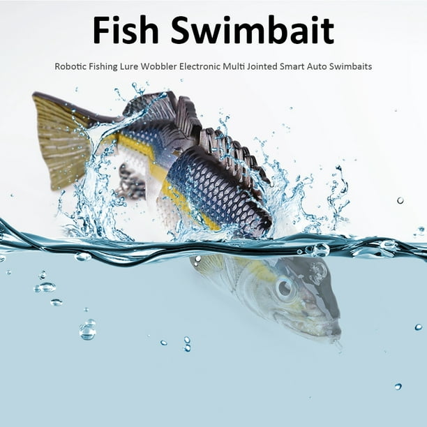 Señuelo de pesca robótico de natación automática de peces Wobbler de cebo  artificial electrónico inteligente Tmvgtek Para estrenar