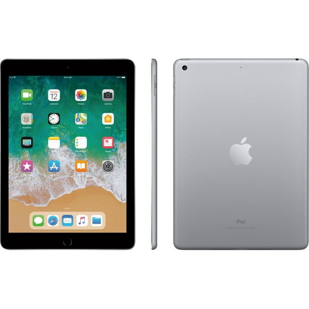 IPad 5 de 9,7 pulgadas reacondicionado de Apple, solo Wi-Fi, 32 GB, viene  con paquete: estuche, vidr Apple iPad 5