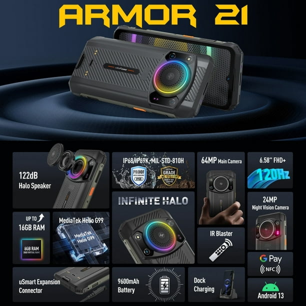 Ulefone Armor 21 8+256 9600 MHA ULEFONE Armor 21
