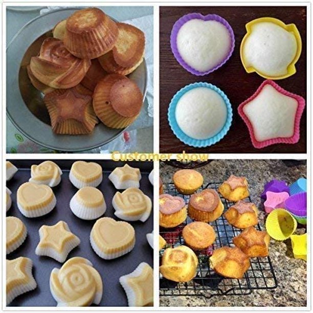 4 formas de hornear con moldes de silicona para cupcakes