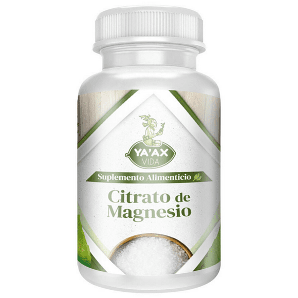 citrato de magnesio capsulas yaax vida cápsulas de citrato de magnesio