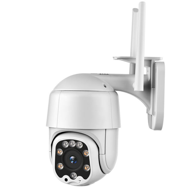 Cámara de seguridad WiFi inalámbrica para exteriores, 1080P Pan Tilt Zoom  Vigilancia CCTV Irfora Cámara IP