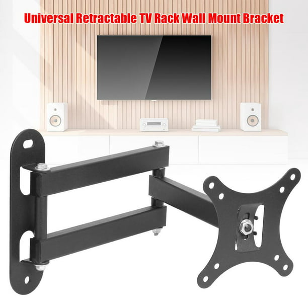Soporte de pared para TV, soporte de pared para TV de 14 a 32 pulgadas,  soporte de pared sólido de carga grande para monitor de cámper, monitor