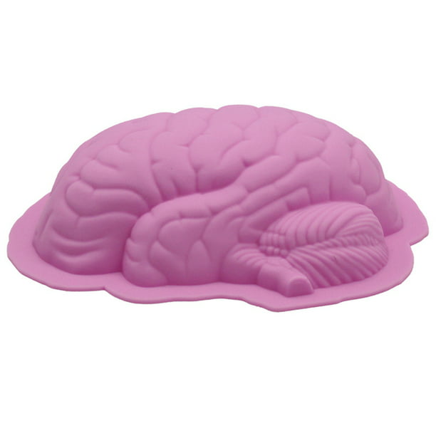 Molde de silicona para hornear con forma de cerebro humano, molde para  pastel de Halloween, pudín, g Irene Inevent JJ65352-00 | Walmart en línea