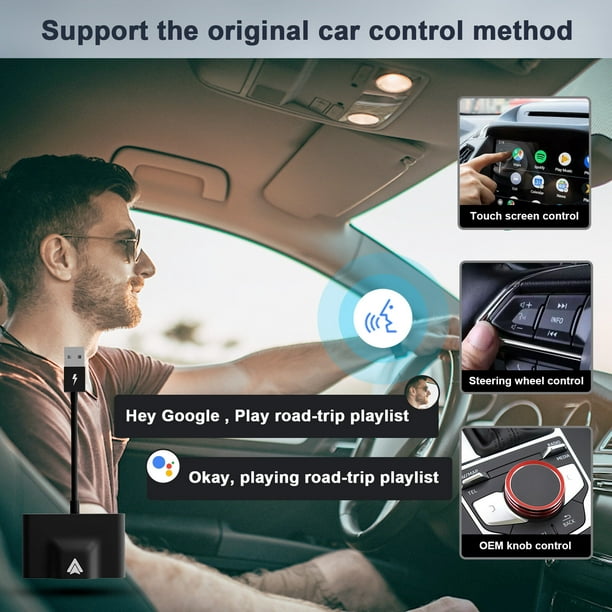 Adaptador inalámbrico para coche para Android Auto