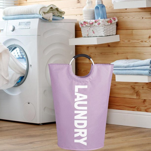 Cesto Canasto Laundry Plegable Impermeable Manija Ropa Sucia