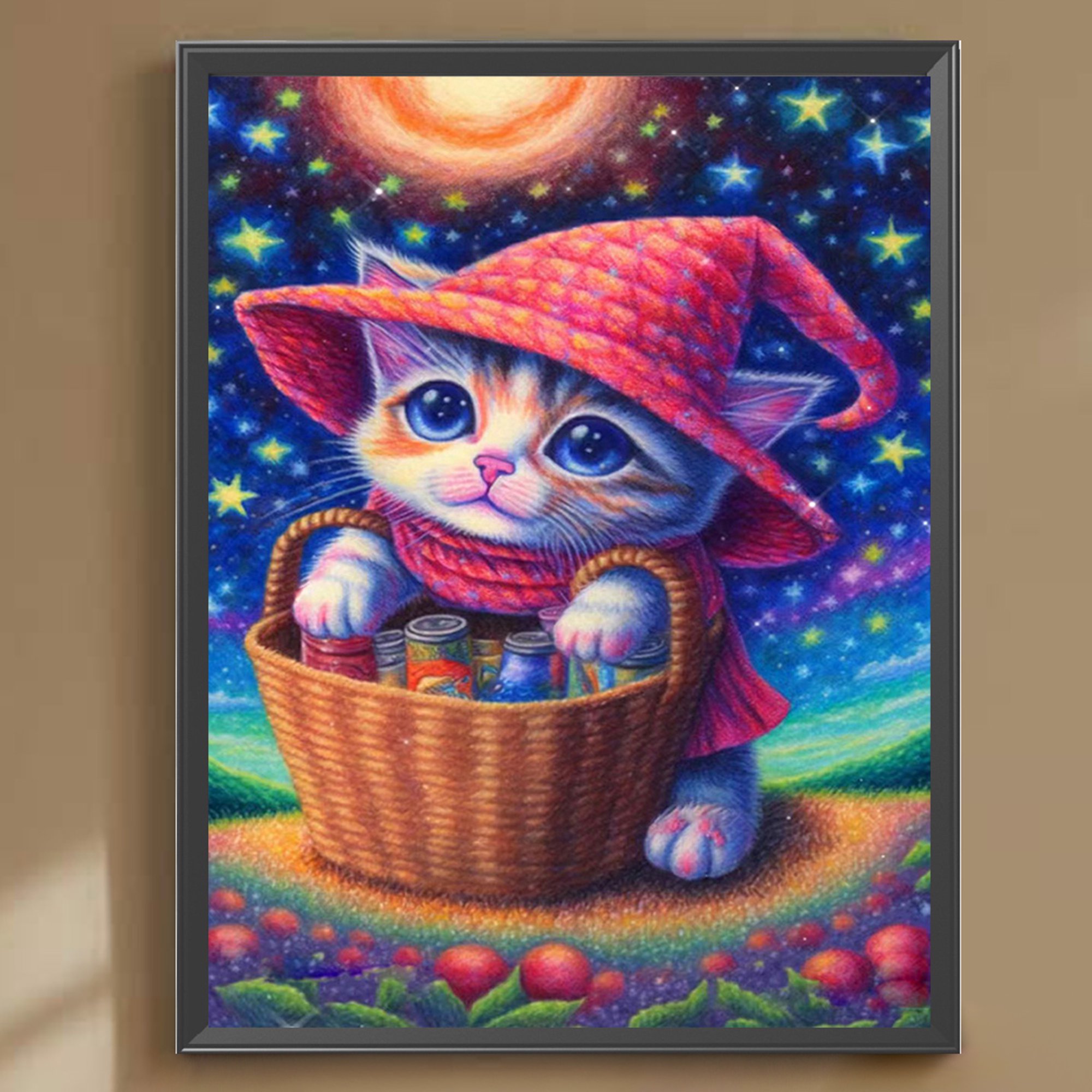 Wizard Cat Diamond Painting 