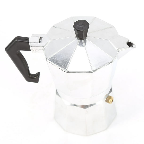 Cafetera de Aluminio, Cafeteras Italianas con 150ml 300ml 450ml 3 tazas  Sunnimix Taza de café Moka Pot