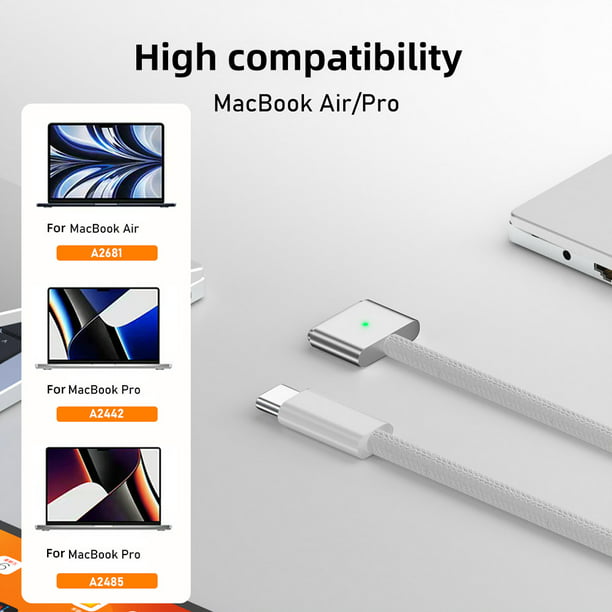 Cable Adaptador Apple USB-C a Magsafe 2 para Macbook Pro Air