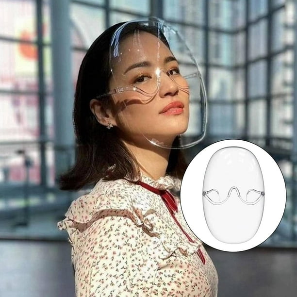 Gafas sol para y mujeres Unisex gafas transparentes de Zulema cubierta facial transparente | Walmart línea