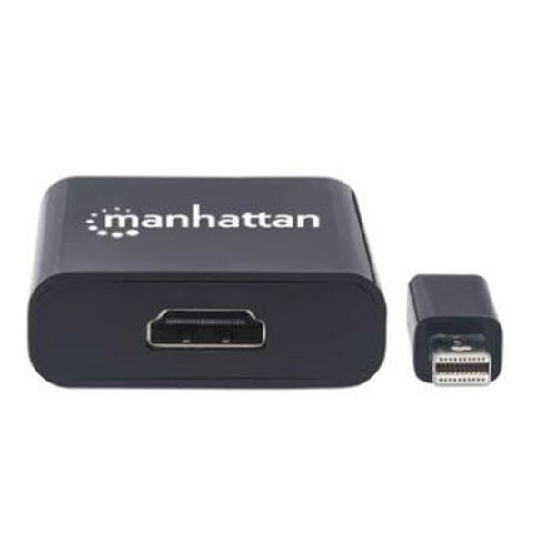 Adaptador Displayport a HDMI MANHATTAN 151993, Negro, DisplayPort