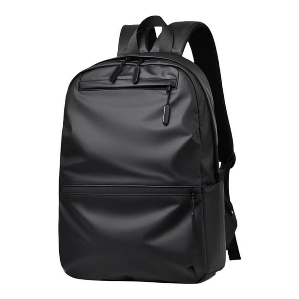  NCWZYY Mochila de cuero para hombre, mochila negra para laptop  y viaje, gran capacidad (color : A, tamaño : Electrónica