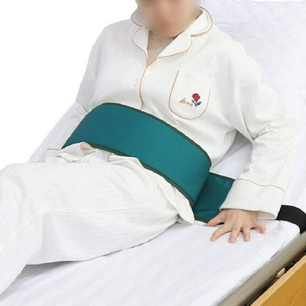  Cinturón de sujeción magnético con hebilla para rehabilitación  psiquiátrica y restricción de cama en mentalidad (talla única para adulto,  blanco) : Salud y Hogar
